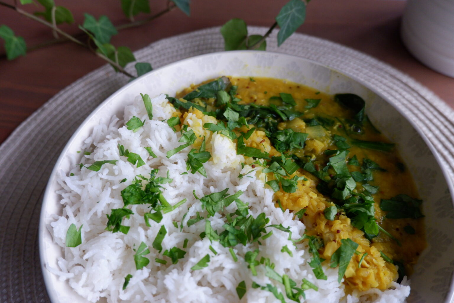Spinach Dal Slapdash Cooking